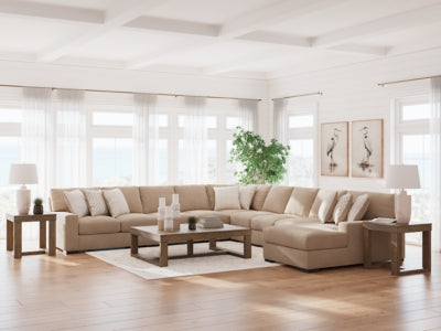 Seccional Larce de 6 piezas con chaise longue