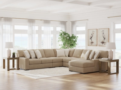 Seccional Larce de 5 piezas con chaise longue