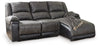Seccional reclinable Nantahala de 3 piezas con chaise longue
