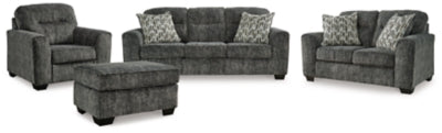 Sofá, loveseat, sillón extragrande y otomana Lonoke