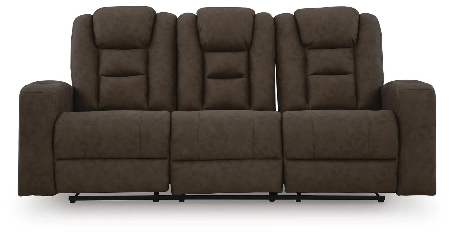 Mayhem Madness Reclining Sofa with Drop Down Table