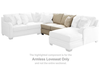 Loveseat sin brazos Luxora