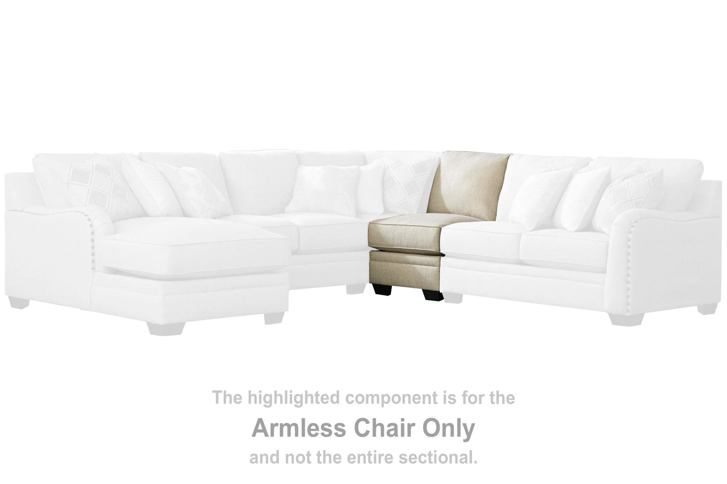 Luxora Armless Chair
