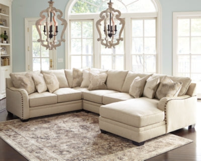 Seccional Luxora de 4 piezas con chaise longue