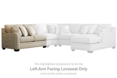 Loveseat Luxora con brazo izquierdo