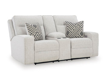 Jasperson Power Reclining Loveseat with Console