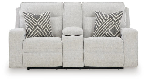 Jasperson Power Reclining Loveseat with Console