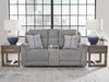 Overflow Power Reclining Loveseat with Console