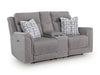 Overflow Power Reclining Loveseat with Console