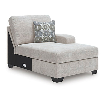 Chaise longue esquinera con brazo derecho Rodington