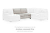 Loveseat sin brazos Rodington