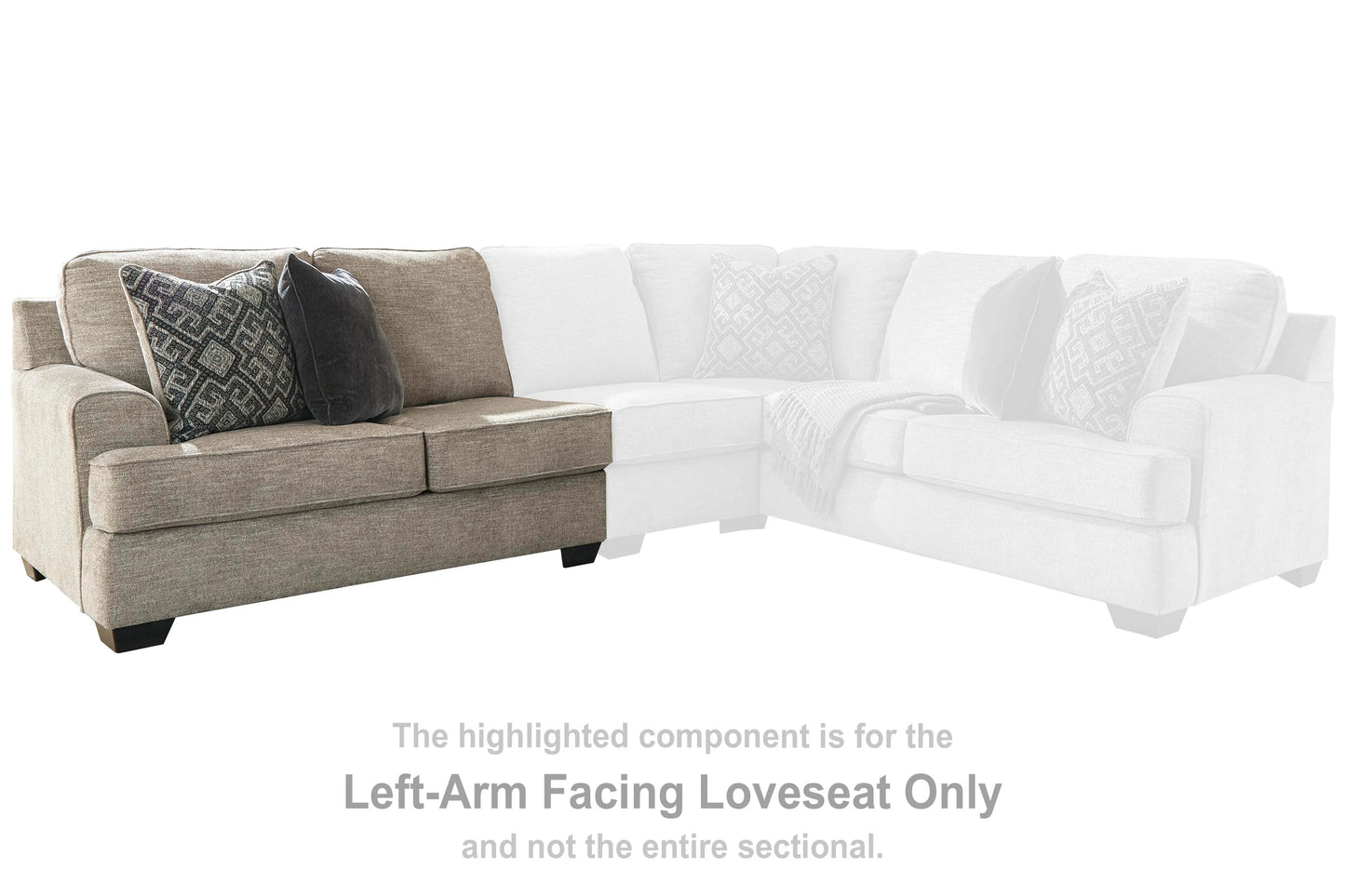 Bovarian Left-Arm Facing Loveseat