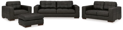Sofá Luigi, loveseat, sillón extragrande y otomana