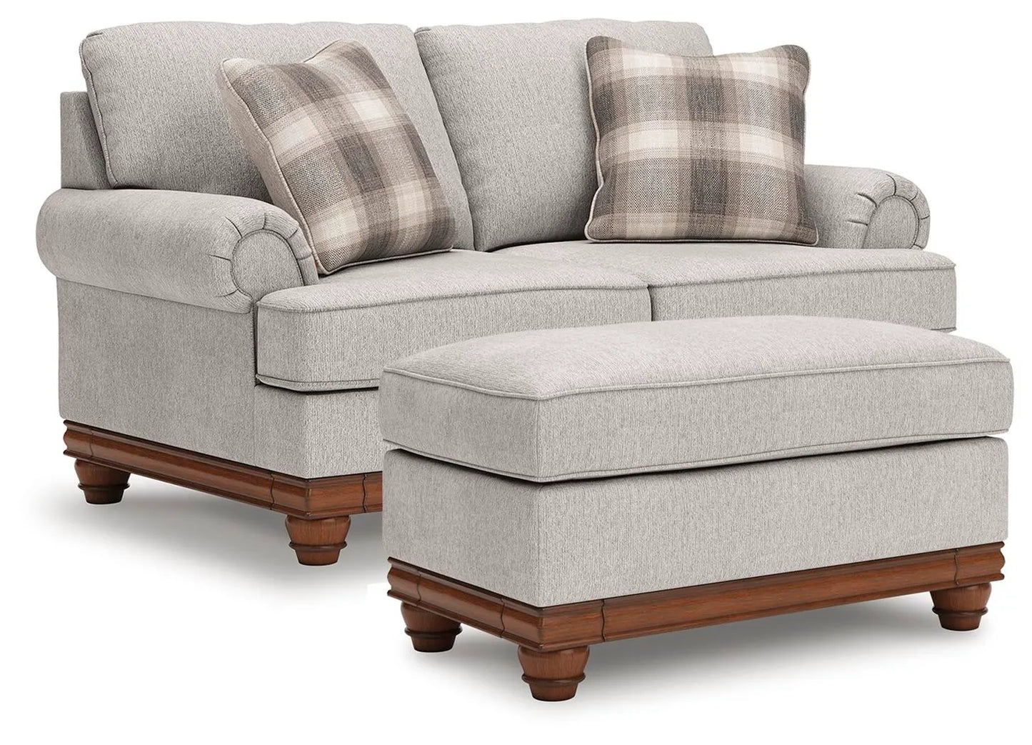 Stoughton Loveseat and Ottoman