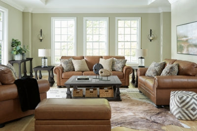Sofá, loveseat, sillón extragrande y otomana Carianna