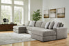 Seccional de 4 piezas con chaise longue doble Avaliyah