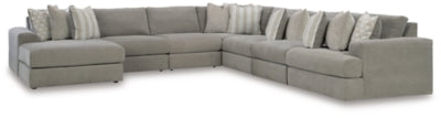 Seccional Avaliyah de 7 piezas con chaise longue