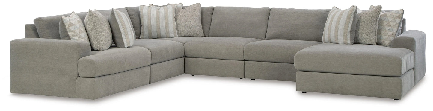 Seccional Avaliyah de 6 piezas con chaise longue