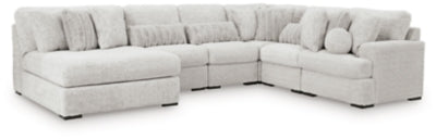 Seccional Snodoodle de 6 piezas con chaise longue