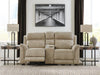 Next-Gen Durapella Power Reclining Loveseat with Console
