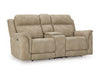 Next-Gen Durapella Power Reclining Loveseat with Console