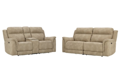 Sofá y loveseat reclinables eléctricos DuraPella de última generación