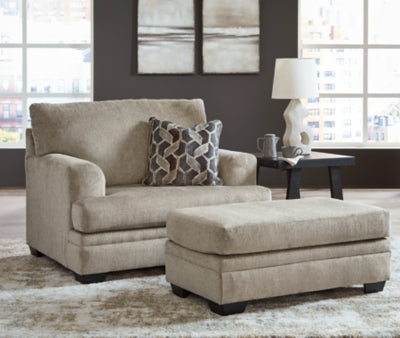 Silla y otomana extragrandes Stonemeade