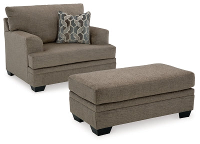Silla y otomana extragrandes Stonemeade