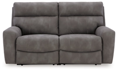 Loveseat seccional reclinable eléctrico de dos piezas DuraPella de última generación