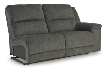 Loveseat eléctrico reclinable con brazo derecho de Keensburg