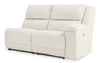 Loveseat eléctrico reclinable con brazo derecho de Keensburg