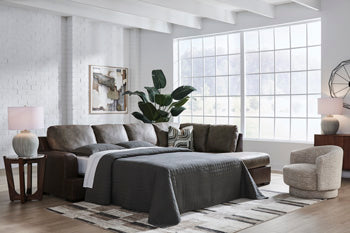 Baltic-Park Left-Arm Facing Queen Sofa Chaise Sleeper