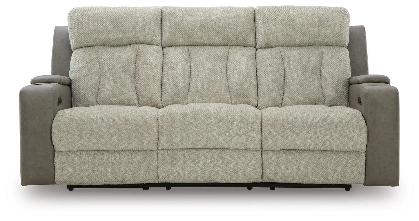 Stately Check Power Reclining Sofa