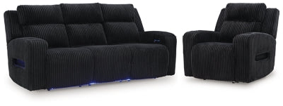 Sofá reclinable eléctrico TwinBrooke y sillón reclinable eléctrico