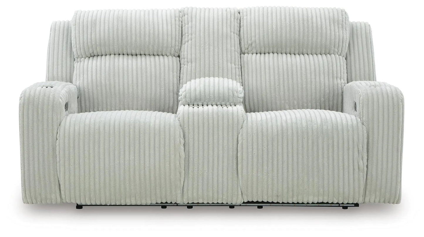 TwinBrooke Power Reclining Loveseat with Console