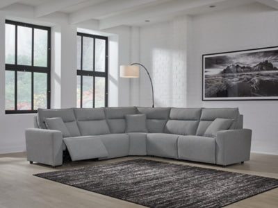 Seccional reclinable eléctrico ModMax II de 5 piezas