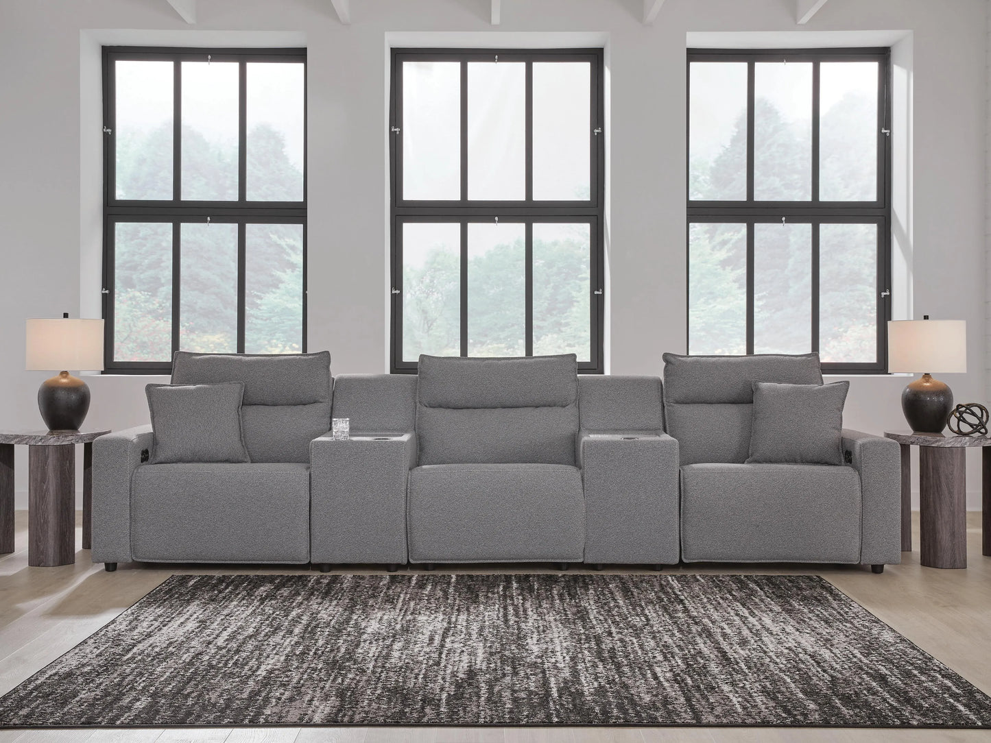 Modmax II 5-Piece Power Reclining Sectional with Consoles