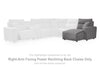 Modmax II Right-Arm Facing Power Reclining Back Chaise
