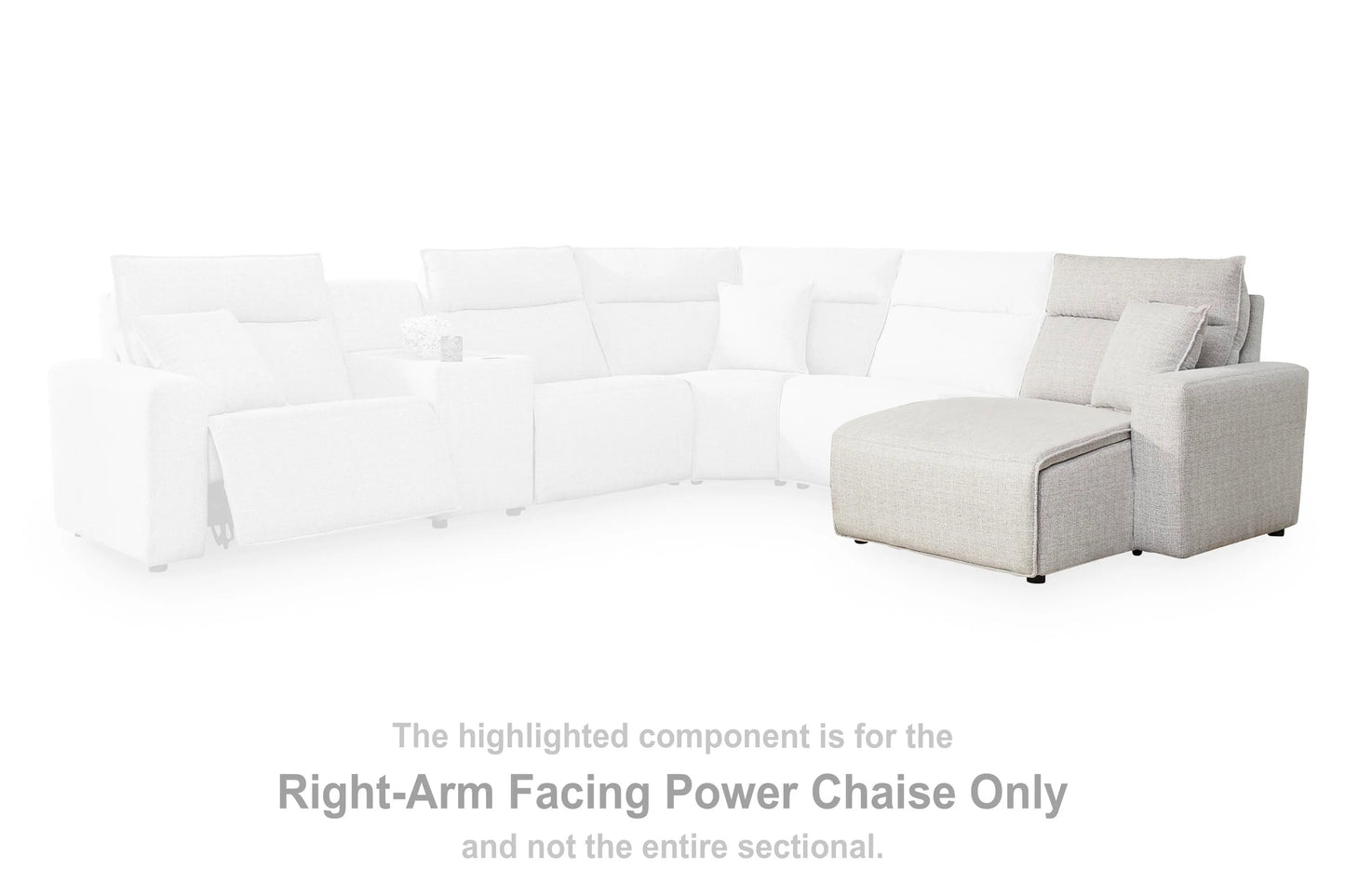 Modmax II Right-Arm Facing Power Chaise