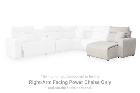 Modmax II Right-Arm Facing Power Chaise