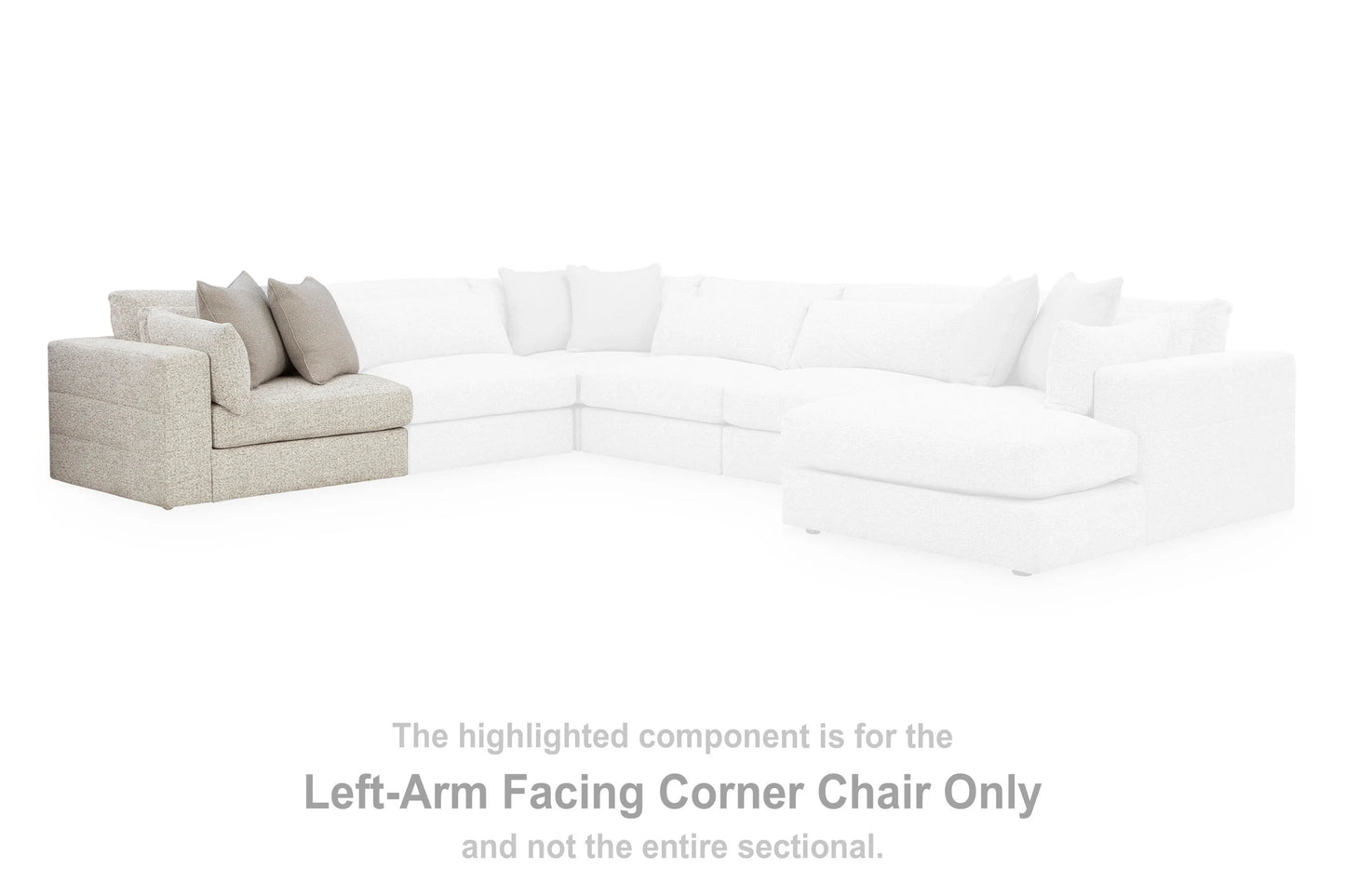 Stonecroft Manor Left-Arm Facing Corner Chair