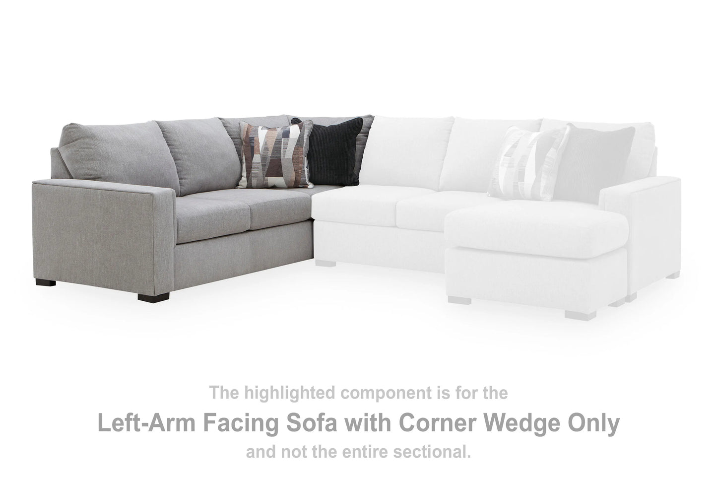 Lakepoint Left-Arm Facing Sofa with Corner Wedge