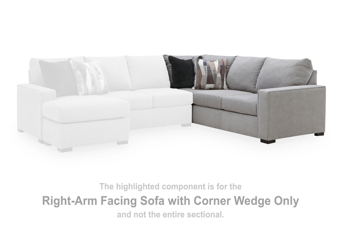 Lakepoint Right-Arm Facing Sofa with Corner Wedge