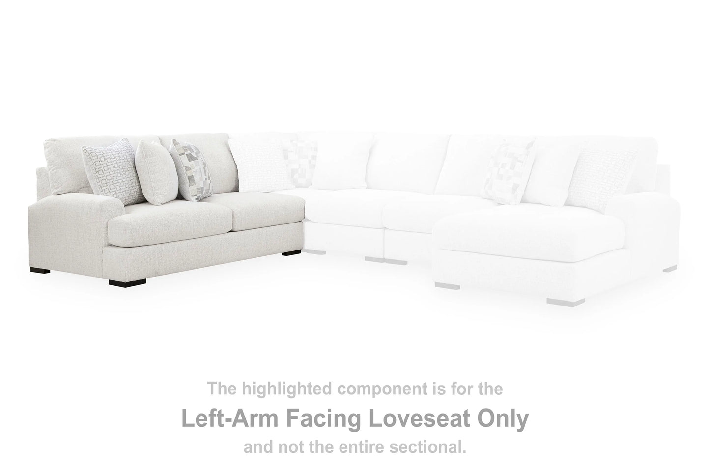 Wynncroft Manor Left-Arm Facing Loveseat