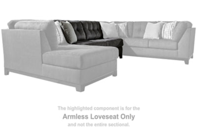Loveseat sin brazos Reidshire