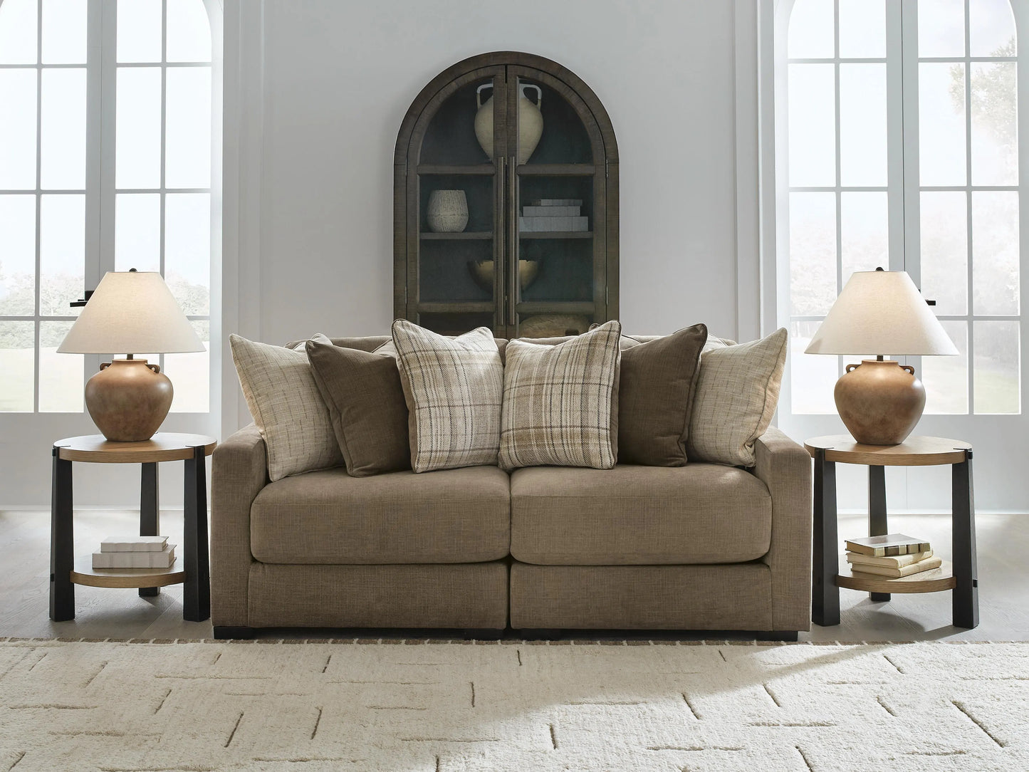 Camellia-Court 2-Piece Sectional Sofa