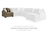 Camellia-Court Left-Arm Facing Corner Chair