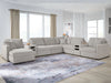 ModMax Luxe 8-Piece Sectional with Chaise and Audio Consoles