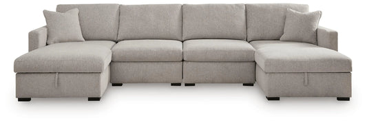 ModMax Luxe 4-Piece Double Storage Chaise Sectional