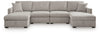 ModMax Luxe 4-Piece Double Storage Chaise Sectional